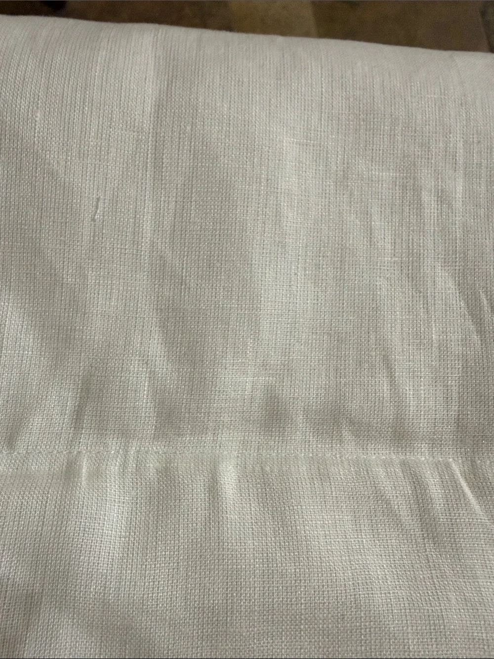 NWOT 48x84 Linen Room Darkening Curtain Panel in Ivory - Per Panel is $92